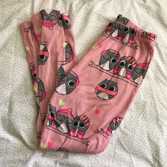 JUSTICE 2 PC TOP /& PANTS PAJAMA SET HOLIDAY DOG SLEEPY OWLS GIRLS SZ 18 20 PLUS